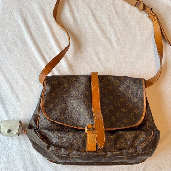 Vintage Louis Vuitton Monogram Saumur Double-Sided Crossbody Bag - Picture 1 of 1